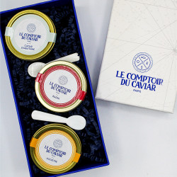 Le Comptoir du Caviar - Coffret de dégustation Trilogie de grains de folie