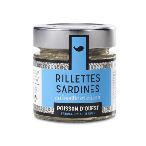 Le Comptoir du Caviar - Rillettes de sardines au basilic et citron bio