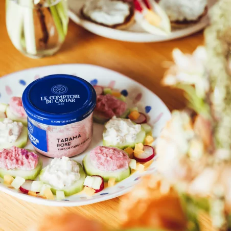 Tarama rose. Le Comptoir du Caviar. Achat en ligne