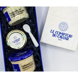 Coffret Dégustation Initiation Royale. Le Comptoir du Caviar.
