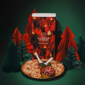 Coffre de dégustation Noël - Le Comptoir du Caviar