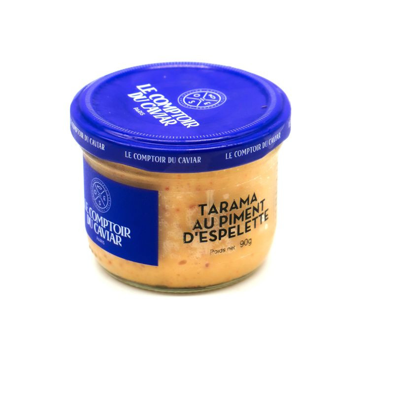 Tarama piment d'espelette. Le Comptoir du Caviar. Vente en ligne
