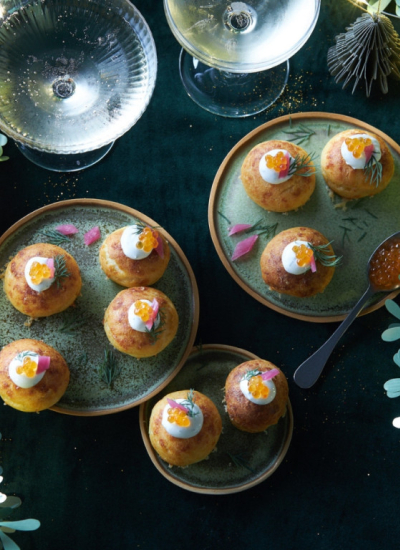 Recette de gougères oeufs de saumon